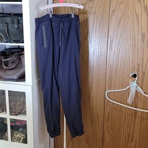 Lululemon lined Joggers 10 navy